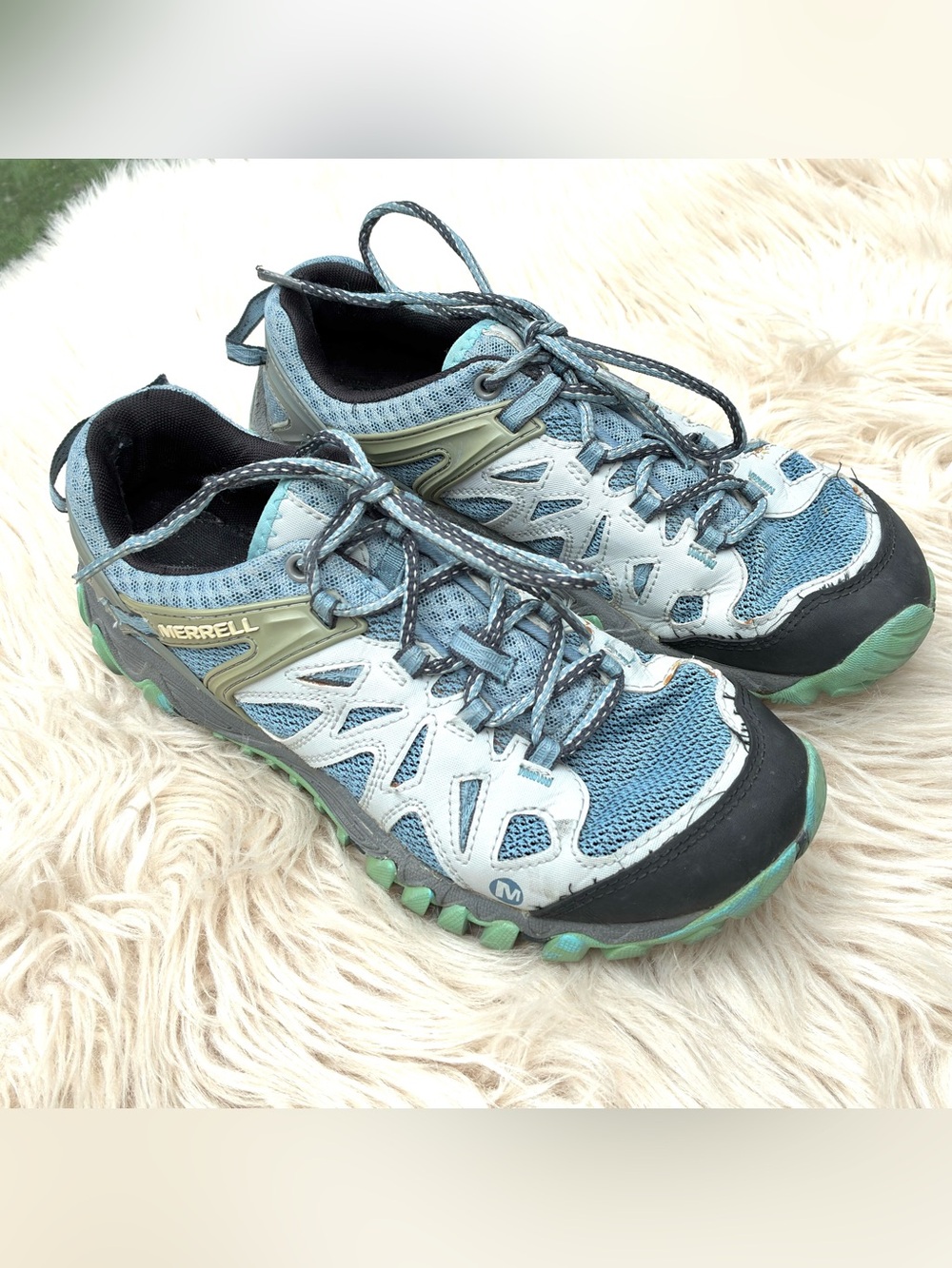 Merrell All Out Blaze Aero Sport Hiking Shoes Women’s Sz 8.5